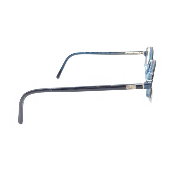 Gucci GG2478 M4X Black Blue Rectangle Eyeglasses Frames 47-16 130 Italy Designer - Picture 4 of 12